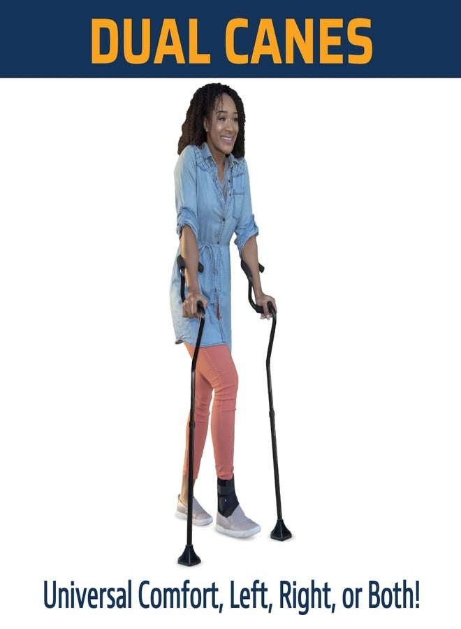 StrongArm Comfort Cane + Self Standing Lightweight Adjustable Walking Cane + Stabilizes Wrist & Provides Extra Support & Stability + Ergonomic Forearm Grip + Canes for Men & Women - Image 5